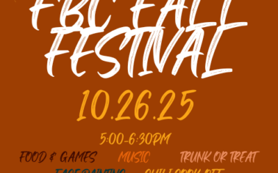 Fall Festival, October 26